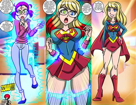 supergirl transformation by zorro zero on deviantart