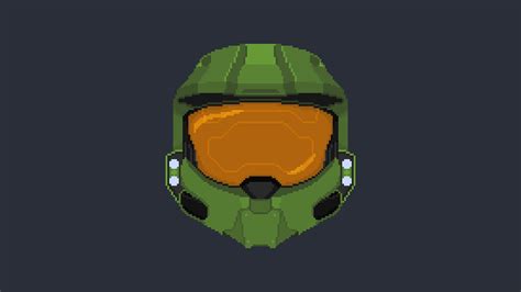 Halo Infinite Chief In Pixel Art Rhalo