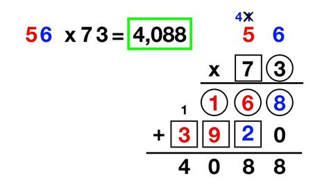 Standard Algorithm Multiplication Worksheets One Digit