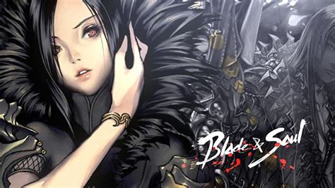 Blade And Soul Games Female Blade And Soul Video Games Red Eyes Black Hair Hd Wallpaper
