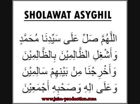 We did not find results for: Sholawat asghilil - YouTube