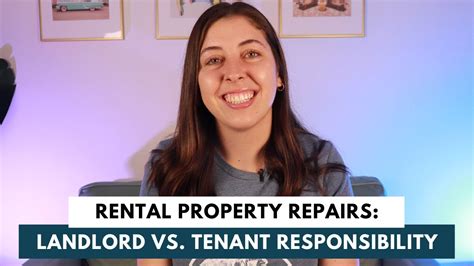 Rental Property Repairs Landlord Vs Tenant Responsibility Youtube