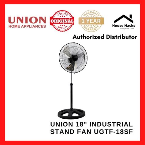 Union 18 Industrial Stand Fan Ugtf 18sf House Hacks Shopee Philippines