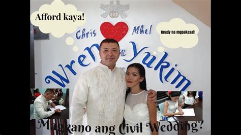 Civil Wedding Costs Requirements Naga City Philippines 1 Of 2 Youtube