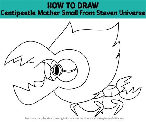 How To Draw Centipeetle Mother Small From Steven Universe Steven Universe Step By Step