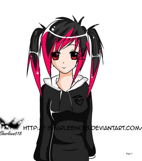 Emo Anime Girl By Sharleen018 On Deviantart