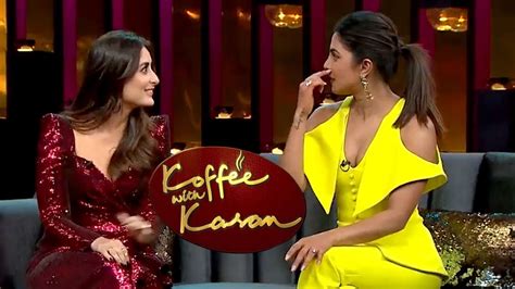 Koffee With Karan Season 6 Priyanka Chopra And Kareena Kapoor On Koffee With Karan Show