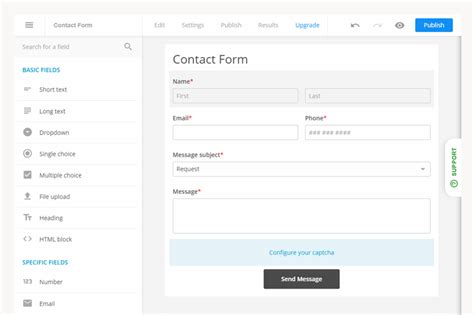 Email Form Builder Create Forms With Html Email Templates
