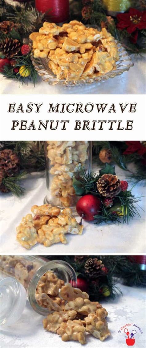 Quick And Easy Microwave Peanut Brittle 2 Cookin Mamas