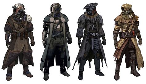 Destinynostalgia On Twitter Destiny 1 Character Class Armor Concepts