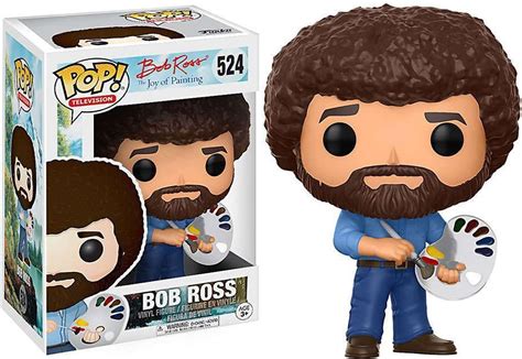 Funko Joy Of Painting Pop Television Bob Ross Vinyl Figure 524