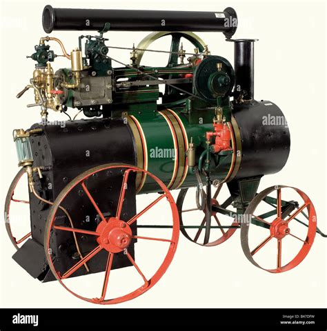 A Well Engineered Model Of A Single Cylinder Portable Steam Engine In