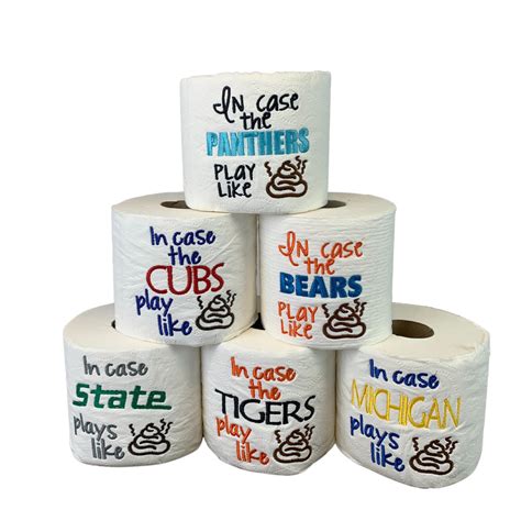 In Case You Get Crap For Christmas Embroidered Toilet Paper Etsy