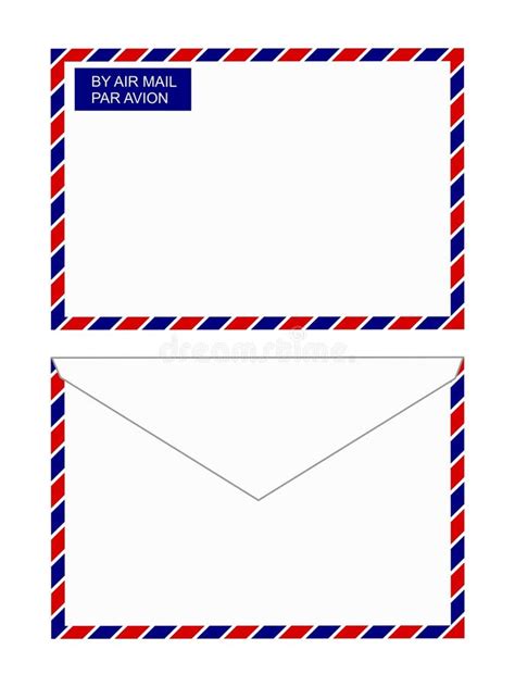 Air Mail Envelope Stock Vector Illustration Of Airmail 10407722