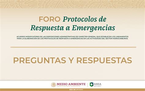 Foro Protocolos De Respuesta A Emergencias Agencia De Seguridad