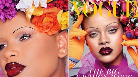 Makeup Artist Alissa Ashley Recreates Rihannas British Vogue Cover