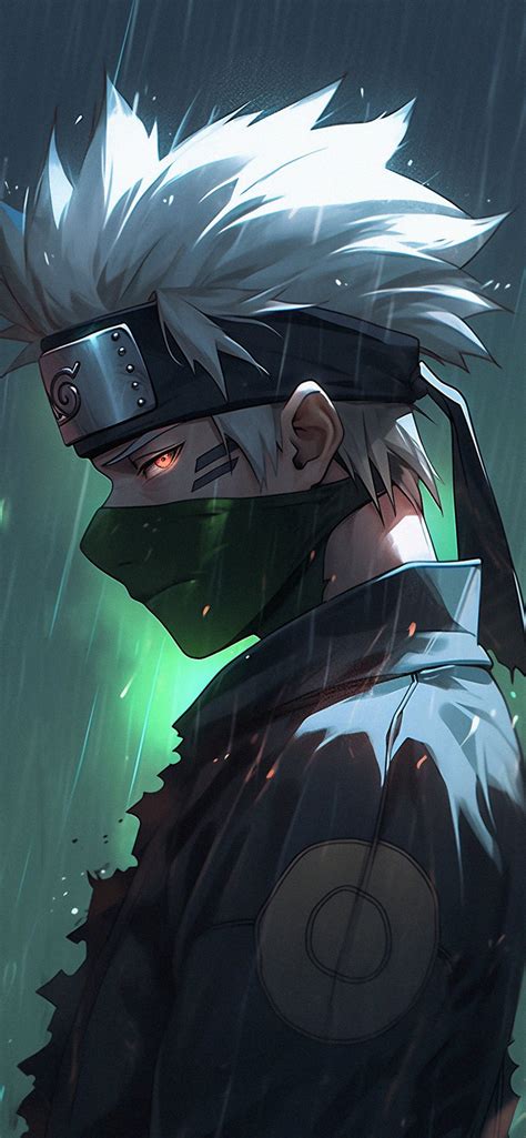 Kakashi Under The Rain Green Wallpapers Anime Naruto Wallpaper