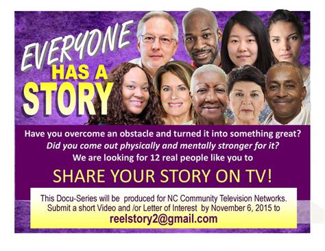 Docu Series Filming In NC Casting People Who Overcame Obstacles Auditions Free