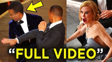 Will Smith Hits Chris Rock 😲 Oscars Deleted Video Revealed Skizzle