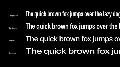 New Sf Fonts Expanded Condensed And Compressed Detailspro