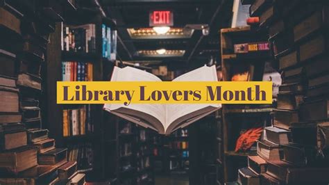 Library Lovers Month Video Template Editable Youtube