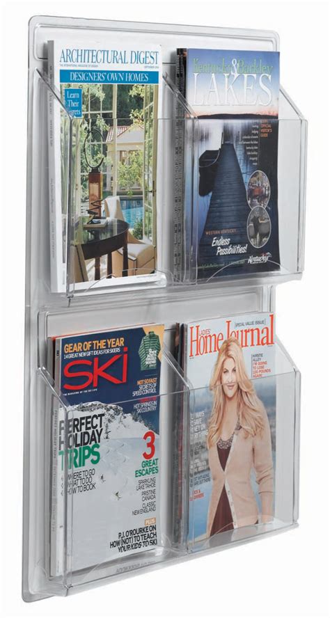 4 Pocket Clear Magazine Display