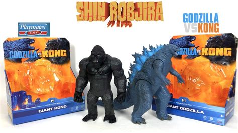 Playmates Godzilla Vs Kong Giant Godzilla And Giant Kong Double