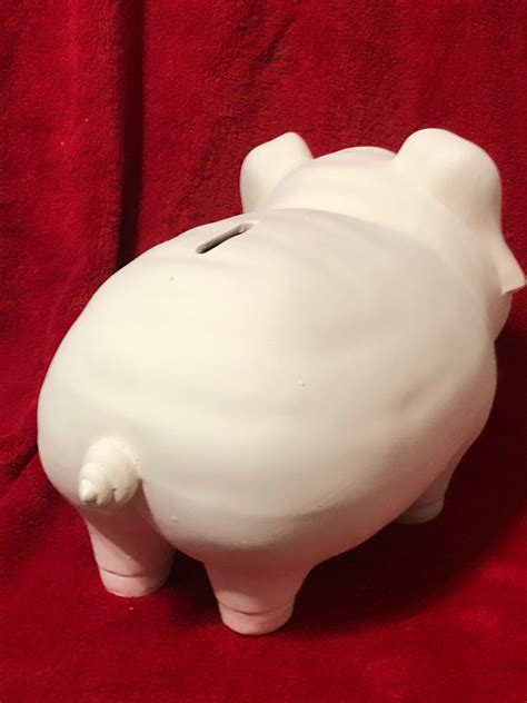 Piggy Bank in ceramic bisque ready to paint