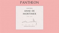 Anne de Mortimer Biography - Medieval English noble | Pantheon
