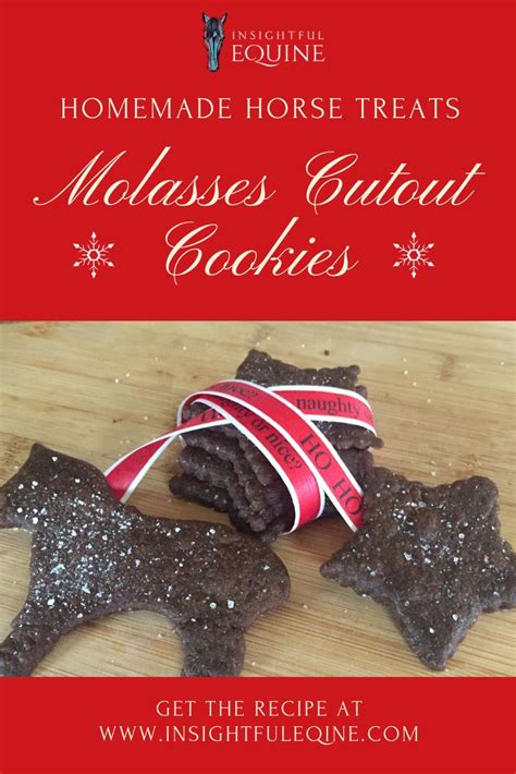 Molasses Cutout Cookies For Horses Insightful Equine Homemade Horse