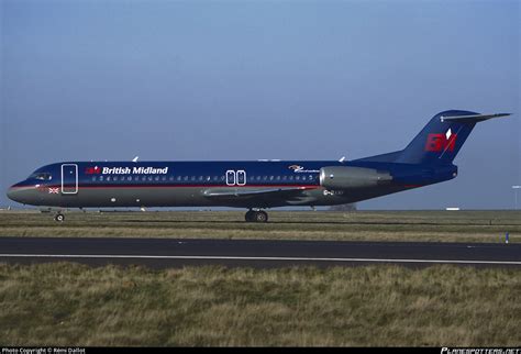 G Bxwf British Midland Fokker 100 F28 Mark 0100 Photo By Rémi Dallot
