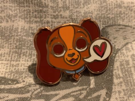 Foxleap Lady And Tramp Enamel Pin There Might Be Coffee