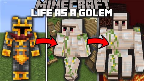 Minecraft Life Of An Iron Golem Mod Become And Iron Golem And Save