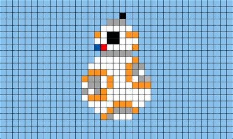 Pixel Art Star Wars Bb8 31 Idées Et Designs Pour Vous Inspirer En Images