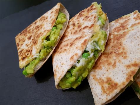 Avocado Quesadillas With Goat Cheese And Peas Vfoodjourney