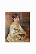 Child with Cat 1887 by Pierre Auguste Renoir-Art gallery oil...