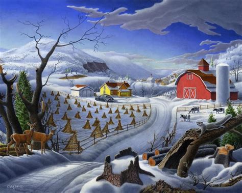 Winter Farm Wallpapers Top Free Winter Farm Backgrounds Wallpaperaccess