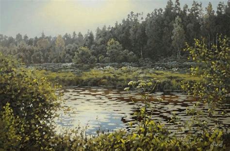 Alexei Adamov Summer Landscape Landscape Selling Paintings