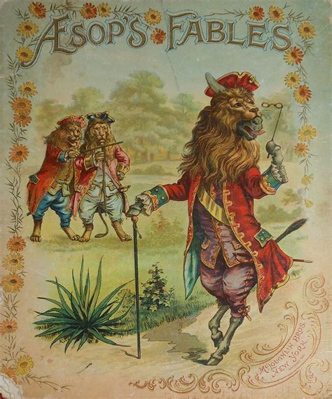 Vintage Mclaughlin Bros Book Aesop Fables Ca 1901 Etsy