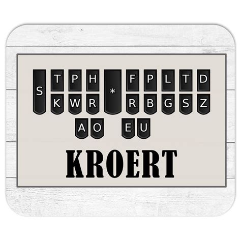 Kroert Steno Keyboard Court Reporter Mousepads Etsy