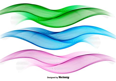 Abstract Colorful Wave Vectors 106825 Vector Art At Vecteezy