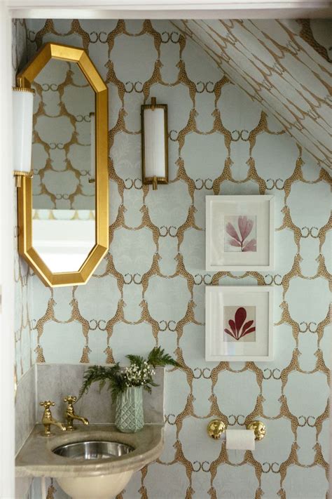 Chicago Eclectic Victorian Bold Powder Room Powder