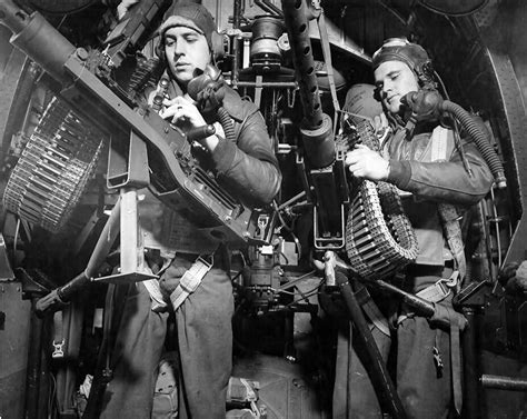 B 24 Liberator Bomber Waist Gunners World War Photos