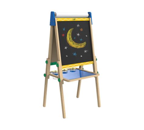 Crayola Kids Wooden Easel Dry Erase Board And Chalkboard T For Kids