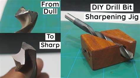 How To Sharpen Drill Bits Drill Bit Sharpening Jig YouTube Drill