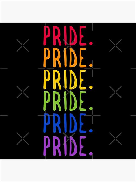 Pride Text Poster For Sale By Mtndru Redbubble