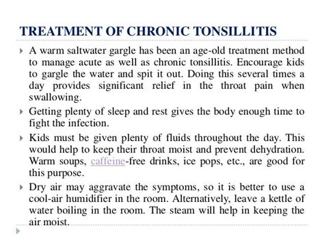 Chronic Tonsillitis Symptoms Causes And Treatment