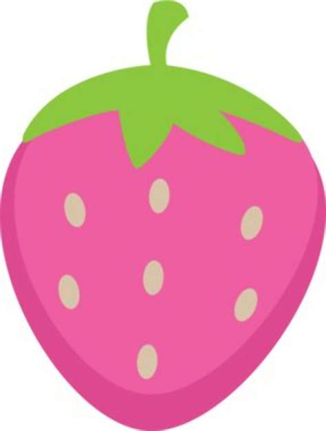 Cartoon Pink Strawberry Png