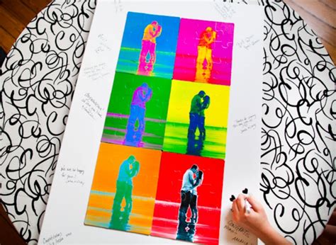 Inspired Creations Puzzles Pop Art Wedding Inspiration