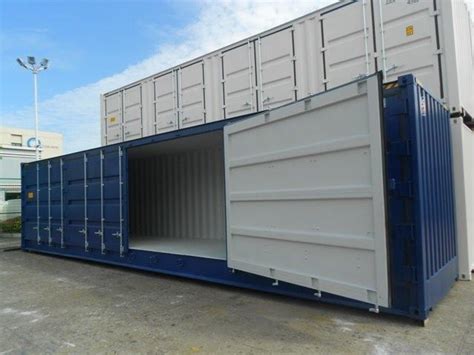 40ft High Cube Containers With Side And End Doors Farm Tender